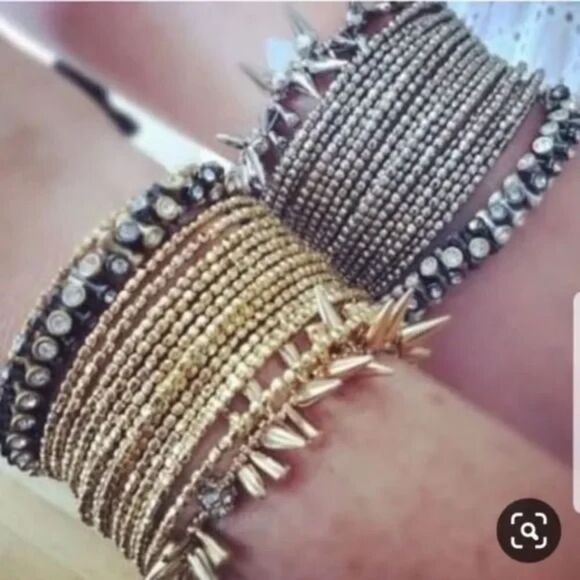 Stella & Dot Gold Bardot Wrap Bracelet - Picture 6 of 8